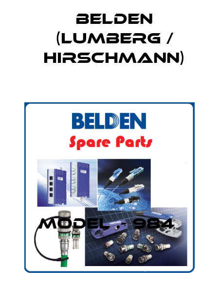 Model .- 984  Belden (Lumberg / Hirschmann)