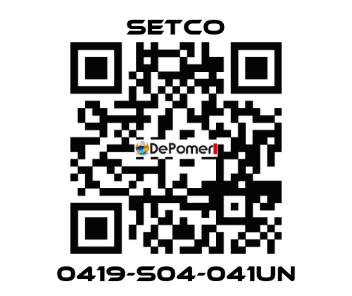 0419-S04-041UN SETCO