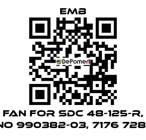 fan for SDC 48-125-R, no 990382-03, 7176 7281 Emb
