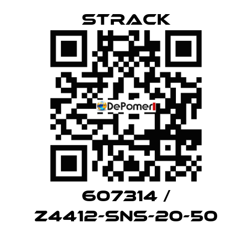 607314 / Z4412-SNS-20-50 Strack