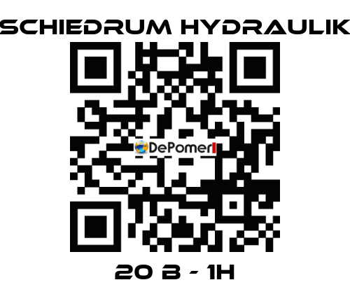 20 B - 1H SCHIEDRUM HYDRAULIK