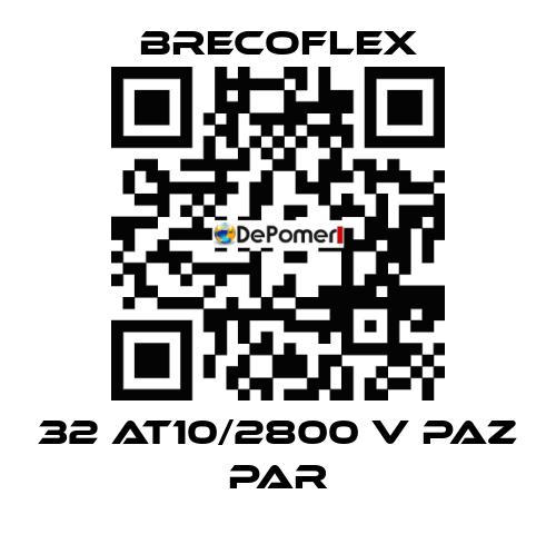 32 AT10/2800 V PAZ PAR Brecoflex