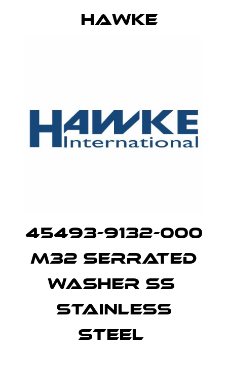 45493-9132-000  M32 Serrated Washer SS  Stainless Steel  Hawke