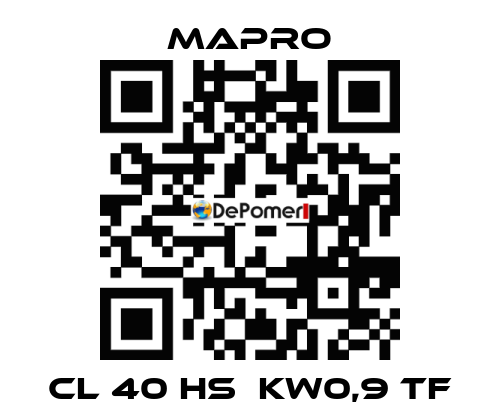 CL 40 HS  kW0,9 TF Mapro