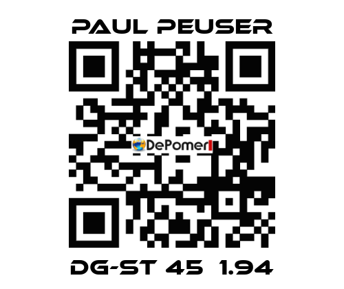 DG-ST 45，1.94 PAUL PEUSER