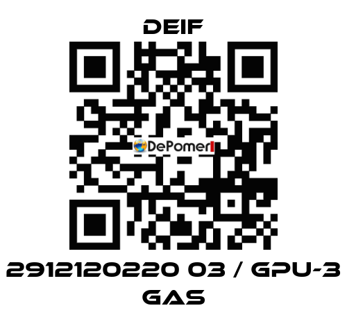 2912120220 03 / GPU-3 Gas Deif