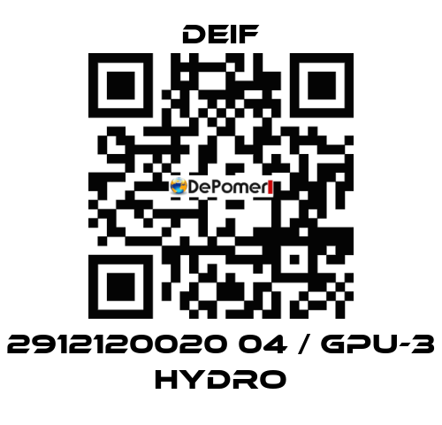 2912120020 04 / GPU-3 Hydro Deif