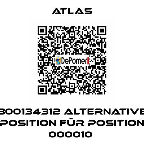 300134312 Alternative Position für Position 000010  Atlas
