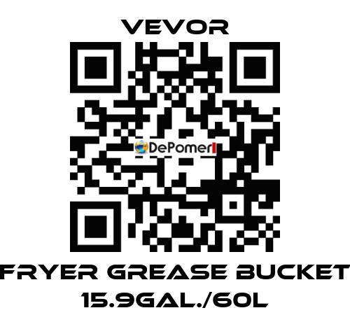 Fryer Grease Bucket 15.9Gal./60L VEVOR