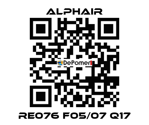 RE076 F05/07 Q17 Alphair