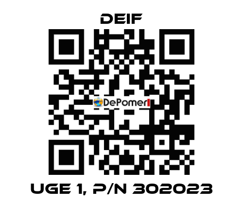 UGE 1, p/n 302023 Deif