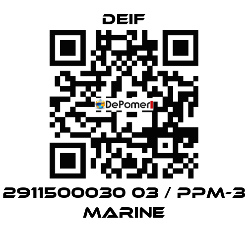 2911500030 03 / PPM-3 Marine Deif