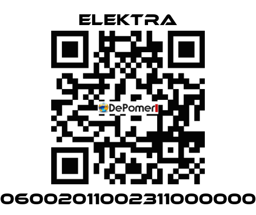 06002011002311000000 ELEKTRA