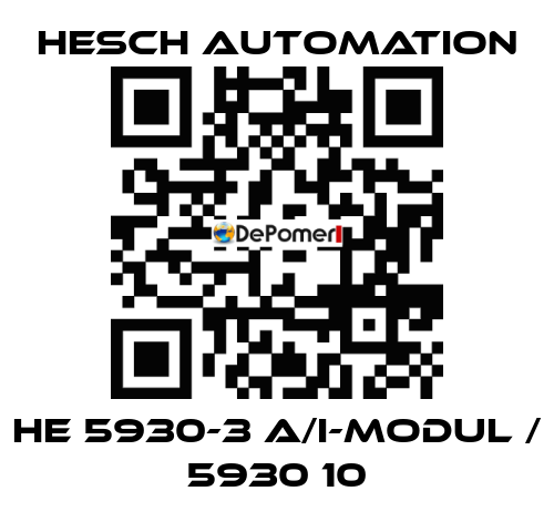 HE 5930-3 A/I-Modul / 5930 10 Hesch Automation