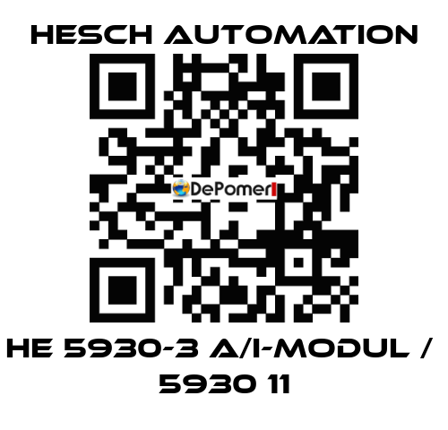 HE 5930-3 A/I-Modul /  5930 11 Hesch Automation