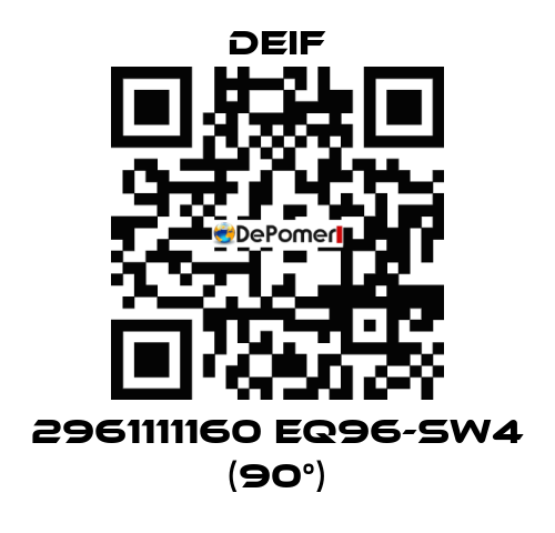 2961111160 EQ96-sw4 (90°) Deif