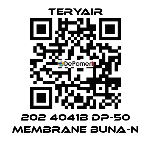 202 4041B DP-50 Membrane Buna-N TERYAIR