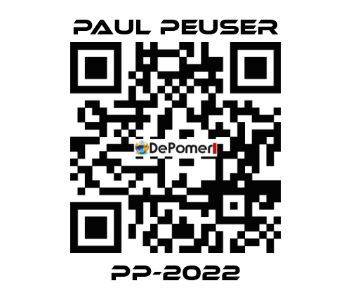 PP-2022 PAUL PEUSER