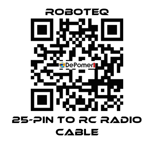 25-pin to RC Radio Cable Roboteq