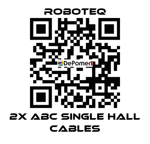 2x ABC Single Hall Cables Roboteq