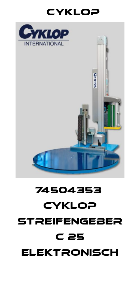 74504353  Cyklop Streifengeber C 25 elektronisch Cyklop