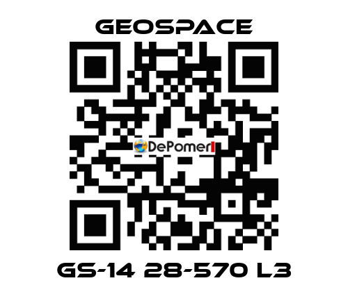GS-14 28-570 L3 GeoSpace