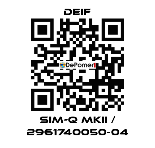 SIM-Q MKII / 2961740050-04 Deif