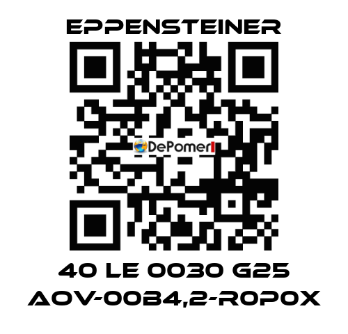 40 LE 0030 G25 AOV-00B4,2-R0P0X Eppensteiner