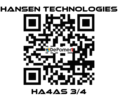 HA4AS 3/4 HANSEN TECHNOLOGIES