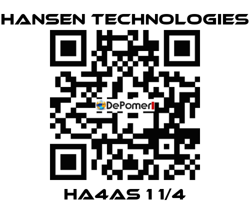 HA4AS 1 1/4 HANSEN TECHNOLOGIES