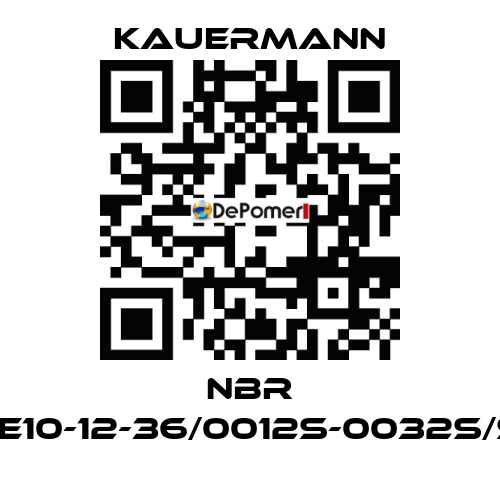 NBR Buckle10-12-36/0012S-0032s/SHA70 Kauermann