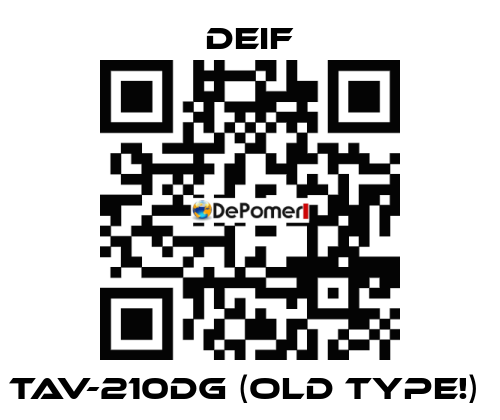 TAV-210DG (old type!)  Deif