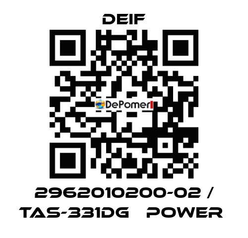 2962010200-02 / TAS-331DG   power  Deif