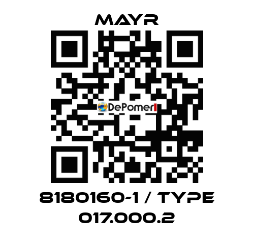 8180160-1 / Type 017.000.2 Mayr