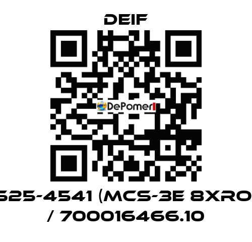 525-4541 (MCS-3E 8xRO) / 700016466.10 Deif