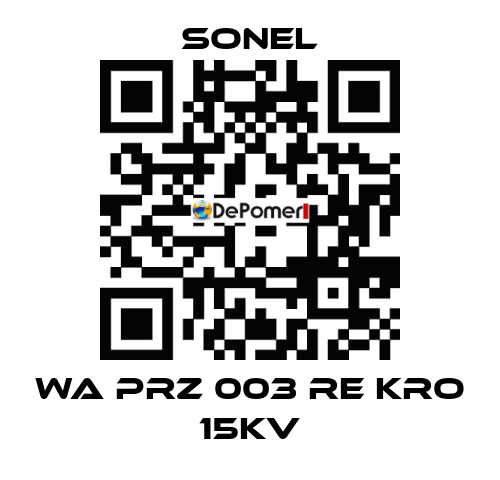 WA PRZ 003 RE KRO 15KV Sonel