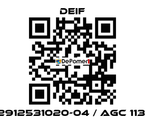 2912531020-04 / AGC 113  Deif