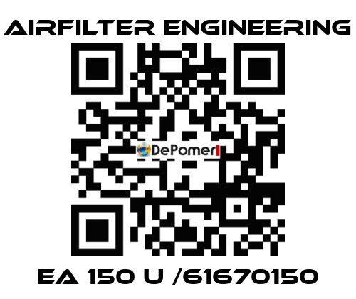 EA 150 U /61670150 Airfilter Engineering