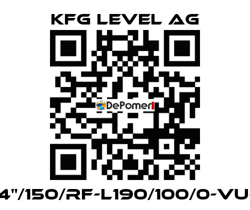 HIF-FV4"/150/RF-L190/100/0-VU-V44HI KFG Level AG