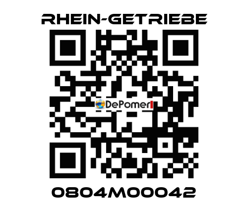0804M00042 Rhein-Getriebe