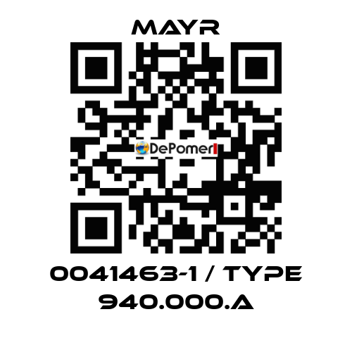 0041463-1 / Type 940.000.A Mayr