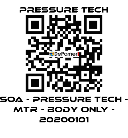 SOA - Pressure Tech - MTR - Body Only - 20200101 Pressure Tech