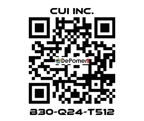 B30-Q24-T512 CUI Inc.
