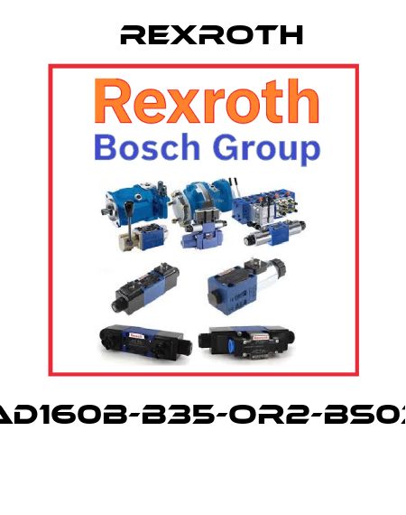 REF:2AD160B-B35-OR2-BS03-D2V1  Rexroth