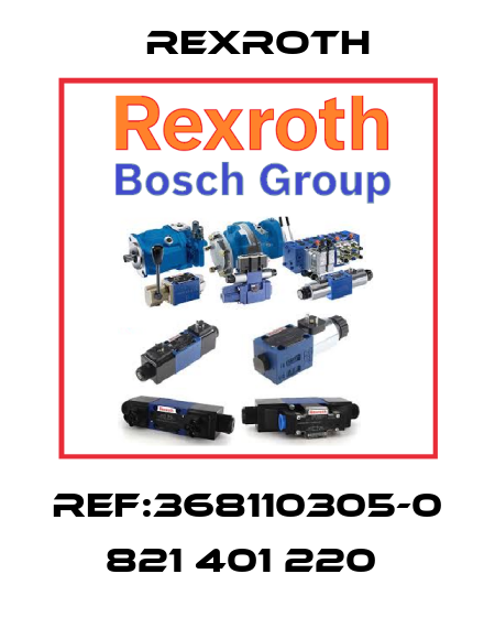 REF:368110305-0 821 401 220  Rexroth