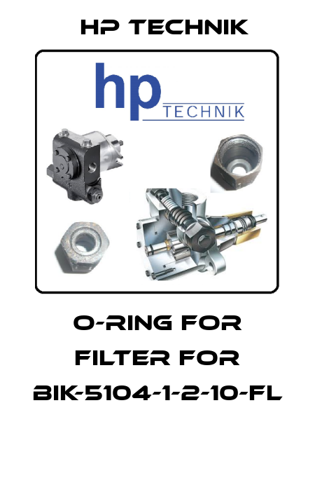O-Ring for Filter for BIK-5104-1-2-10-FL  HP Technik