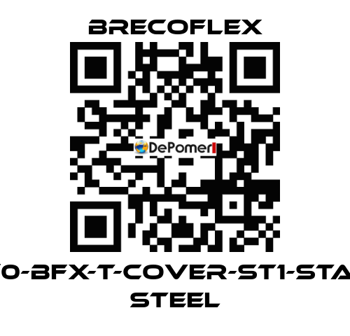 16AT10/0-BFX-T-COVER-ST1-STAINLESS STEEL  Brecoflex