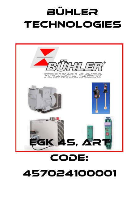 EGK 4S, Art code: 457024100001 Bühler Technologies