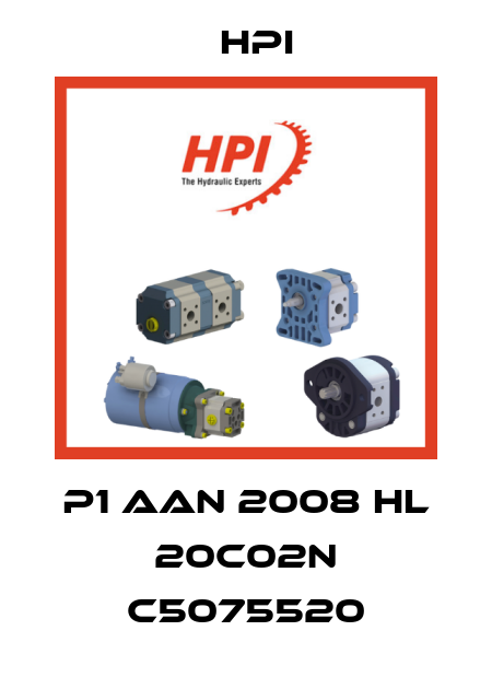P1 AAN 2008 HL 20C02N C5075520 HPI