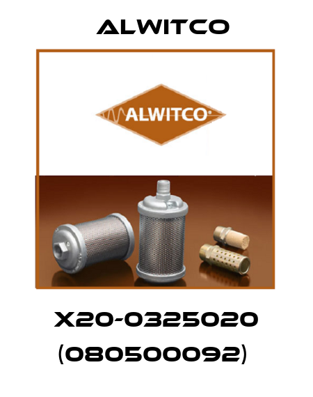 X20-0325020 (080500092)  Alwitco